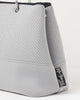Miz Casa & Co Ivy Neoprene Tote Bag Grey